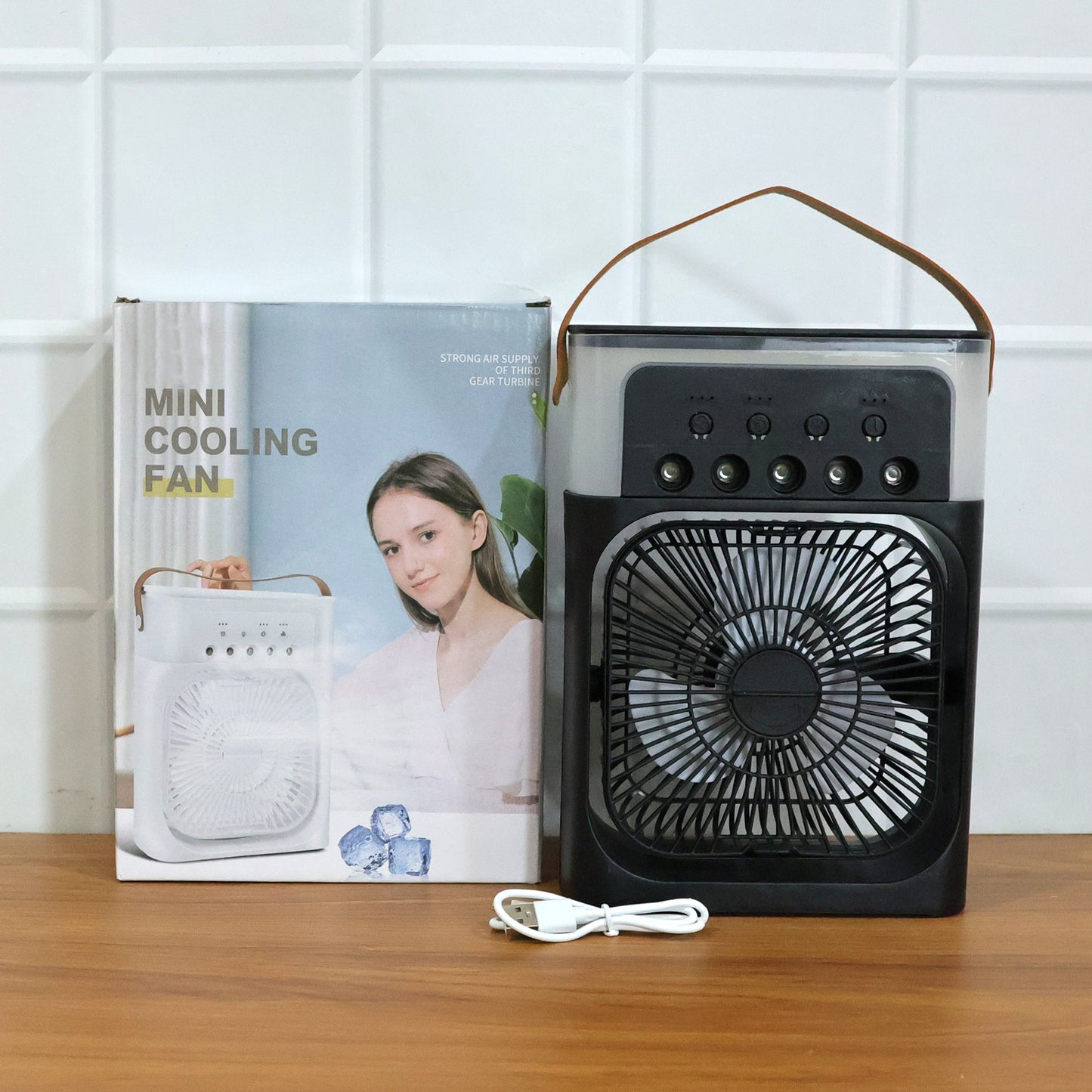 Portable USB Powered Mini Cooling Fan (1 Pc)