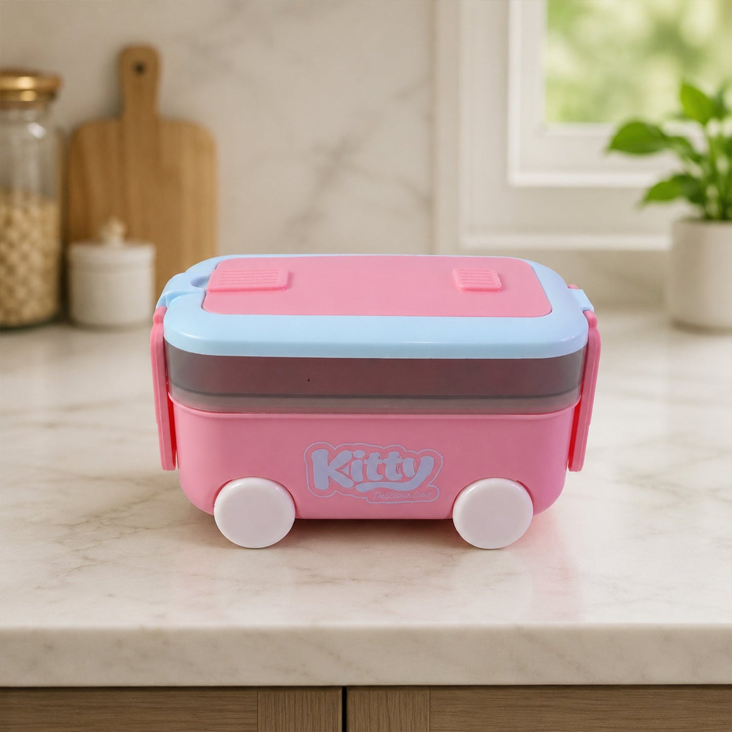 Kids car lunch box use