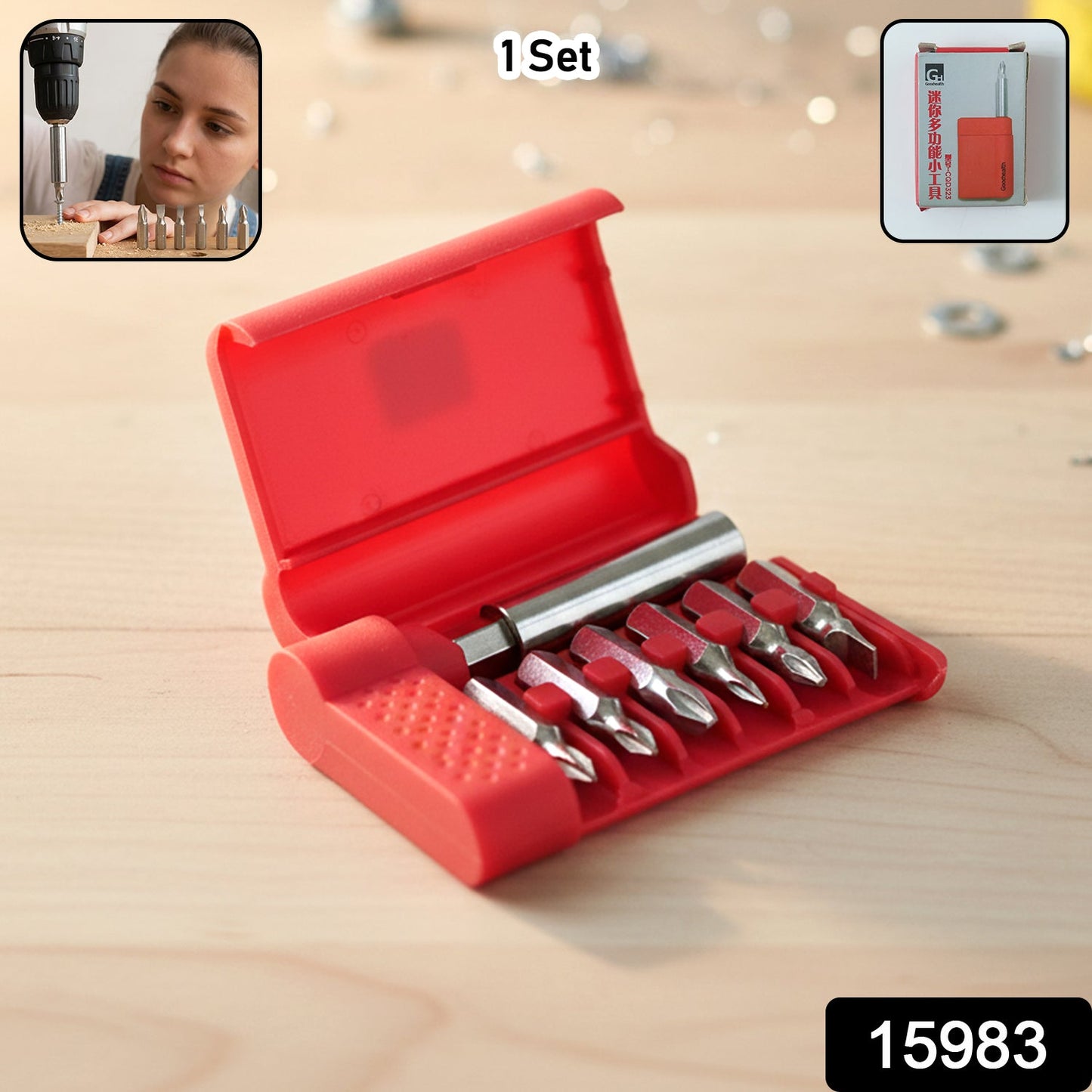 6 bit precision screwdriver kit for electronics repair