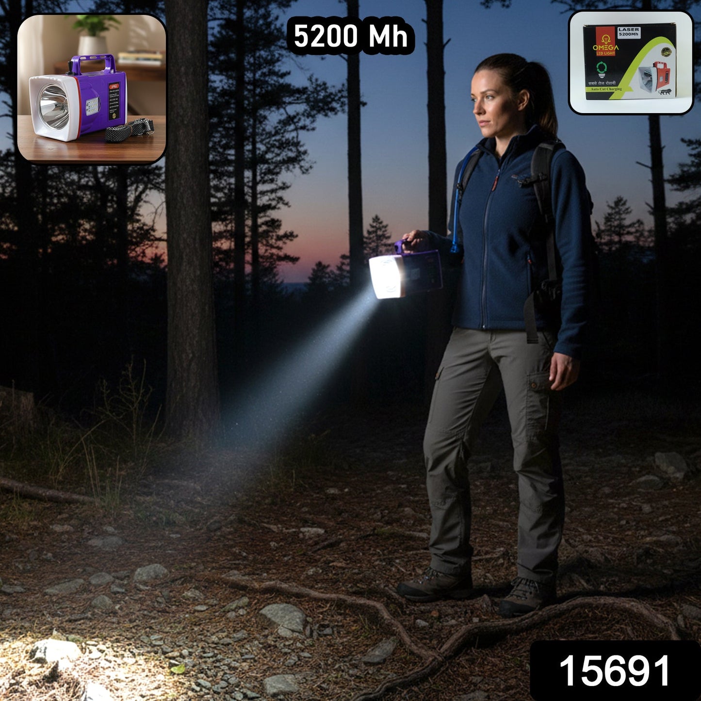 high power omega led flashlight rechargeable torch