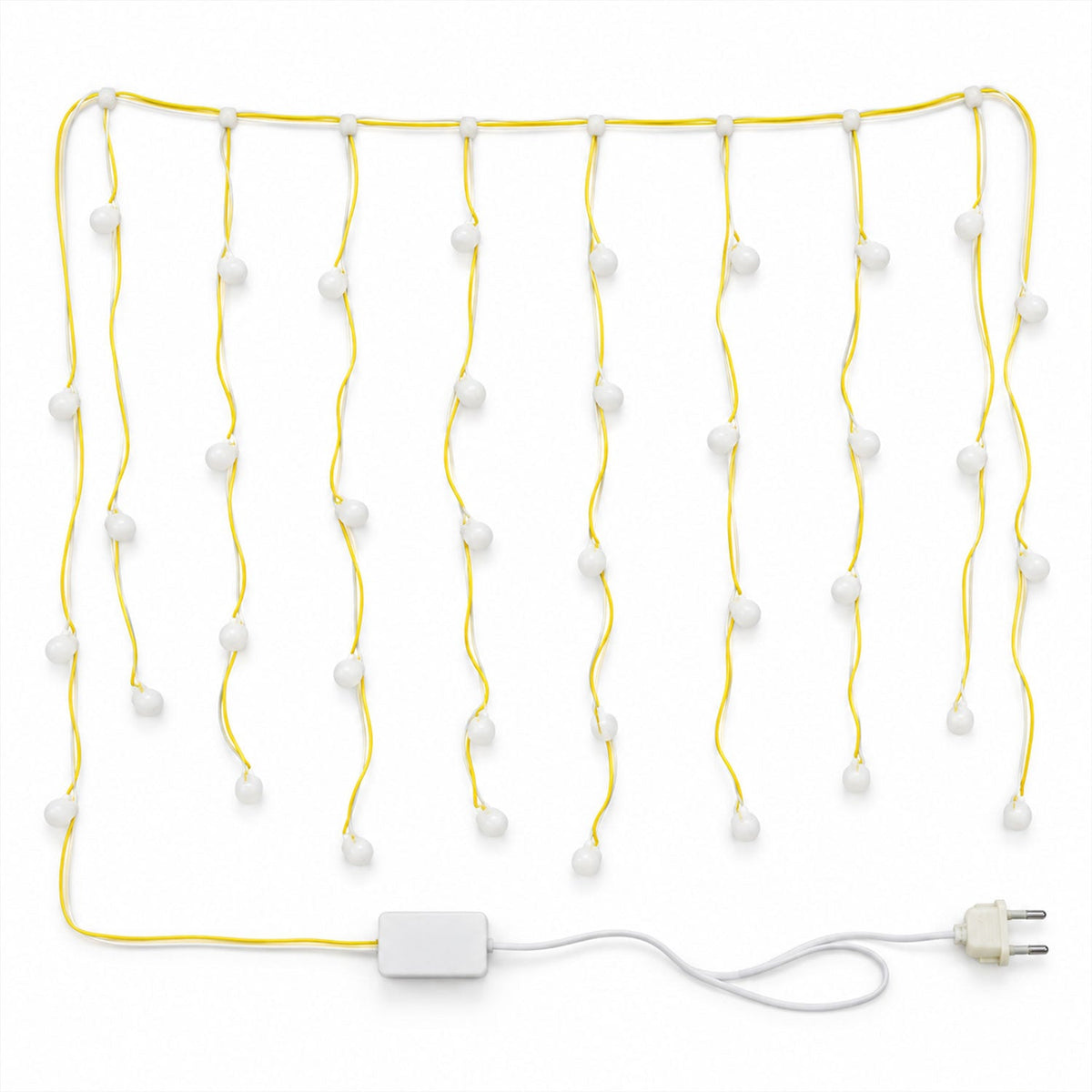 Bulb string lights glow view