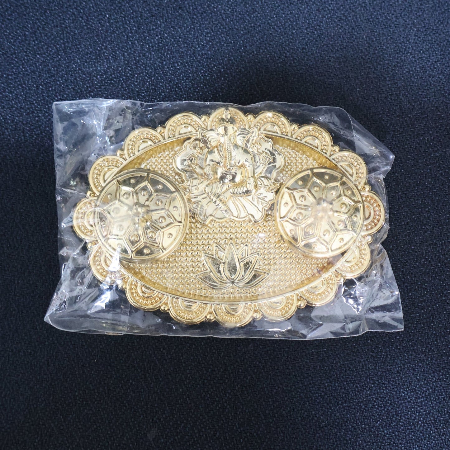 Ganesh Embossed Roliâ€“Chawal Kumkum Chopra - (1 Pc)