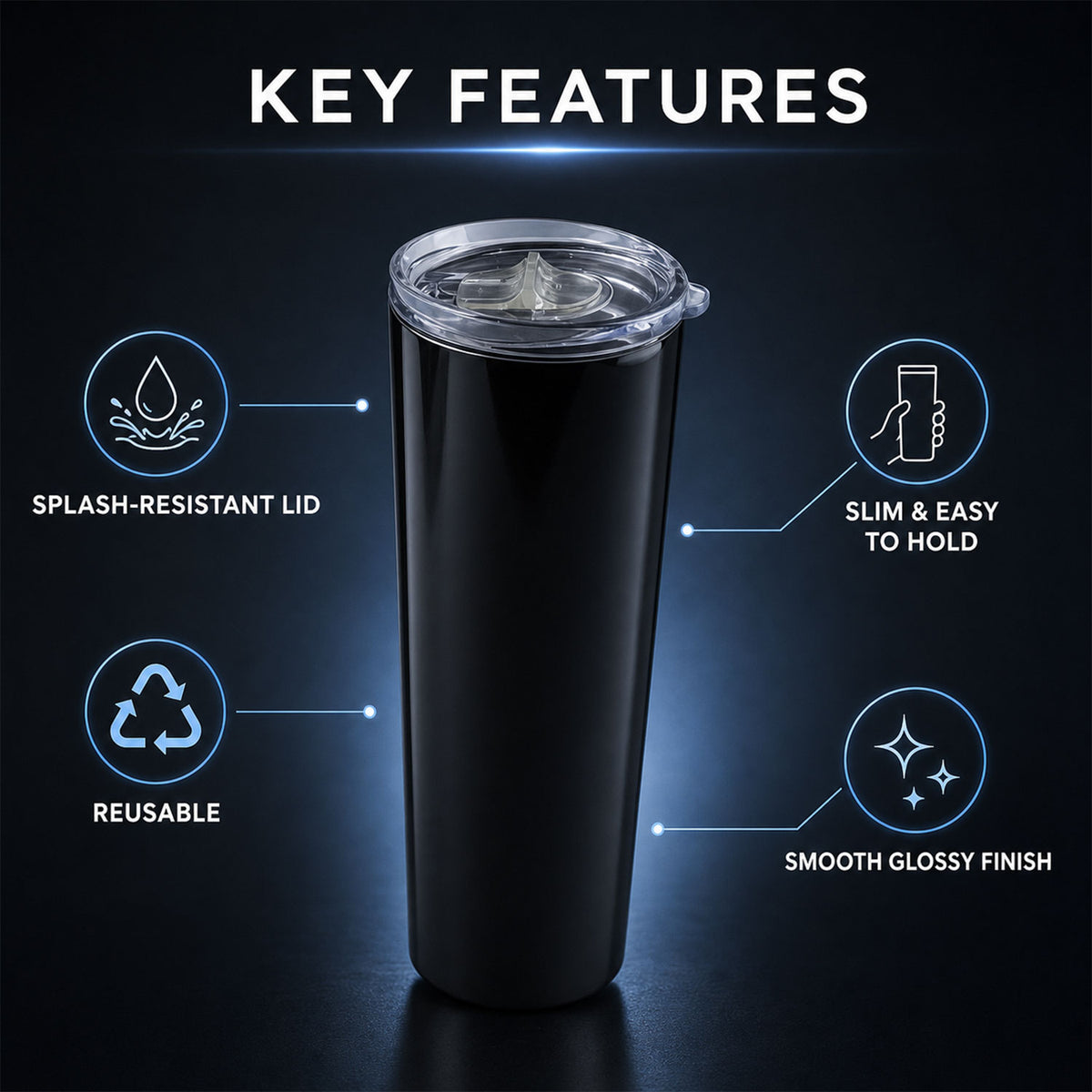 Stainless Steel Travel Mug (600ml Approx)