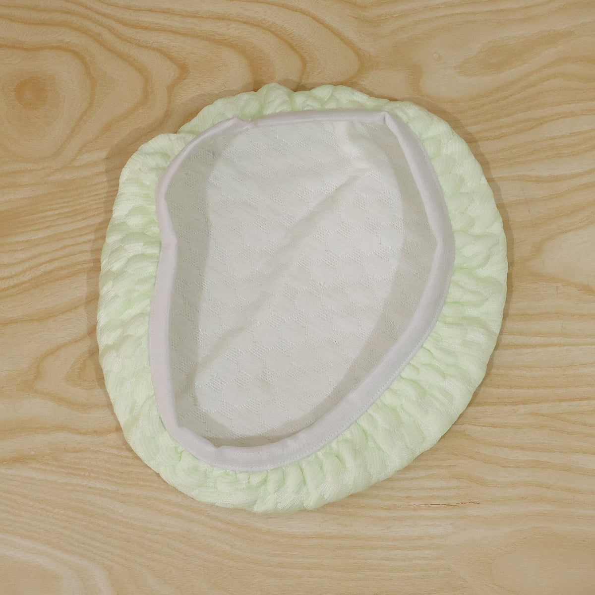 Textured Round Stool Cushion Cover with Elastic Edge (1 Pc, 26 x 26 Cm)