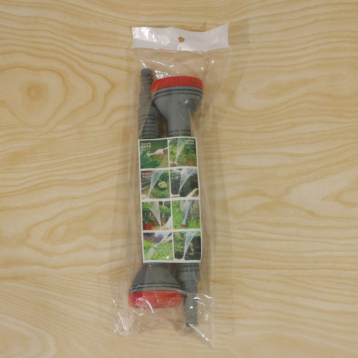 Garden hose spray nozzle watering use