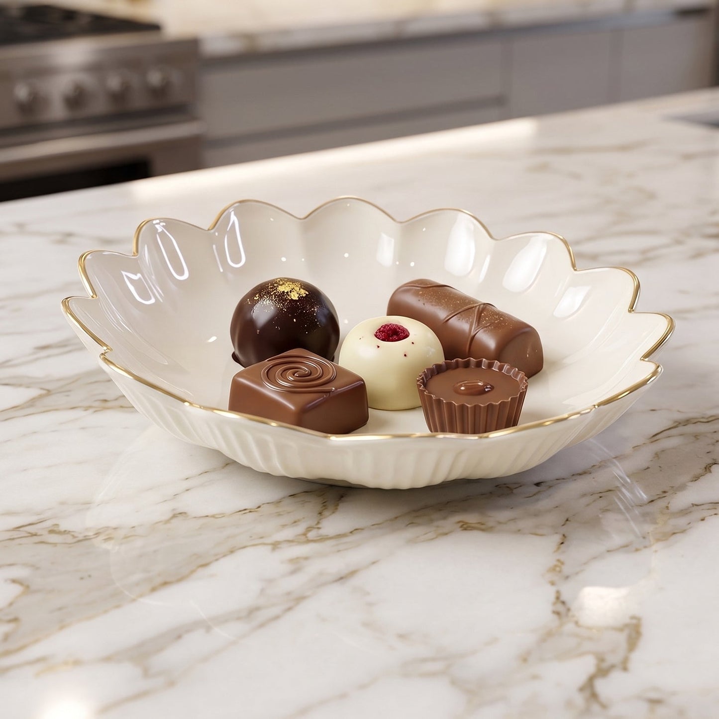Lotus snack & dry fruit platter