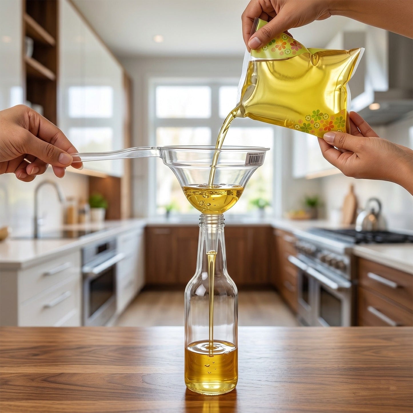 Funnel kitchen pouring use
