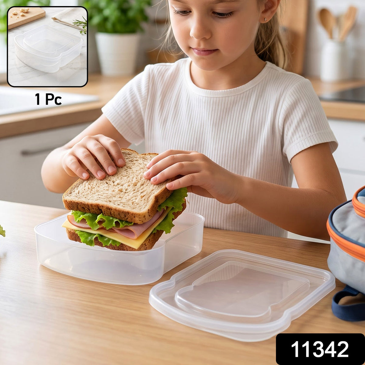 11342 plastic lunch box SKU image