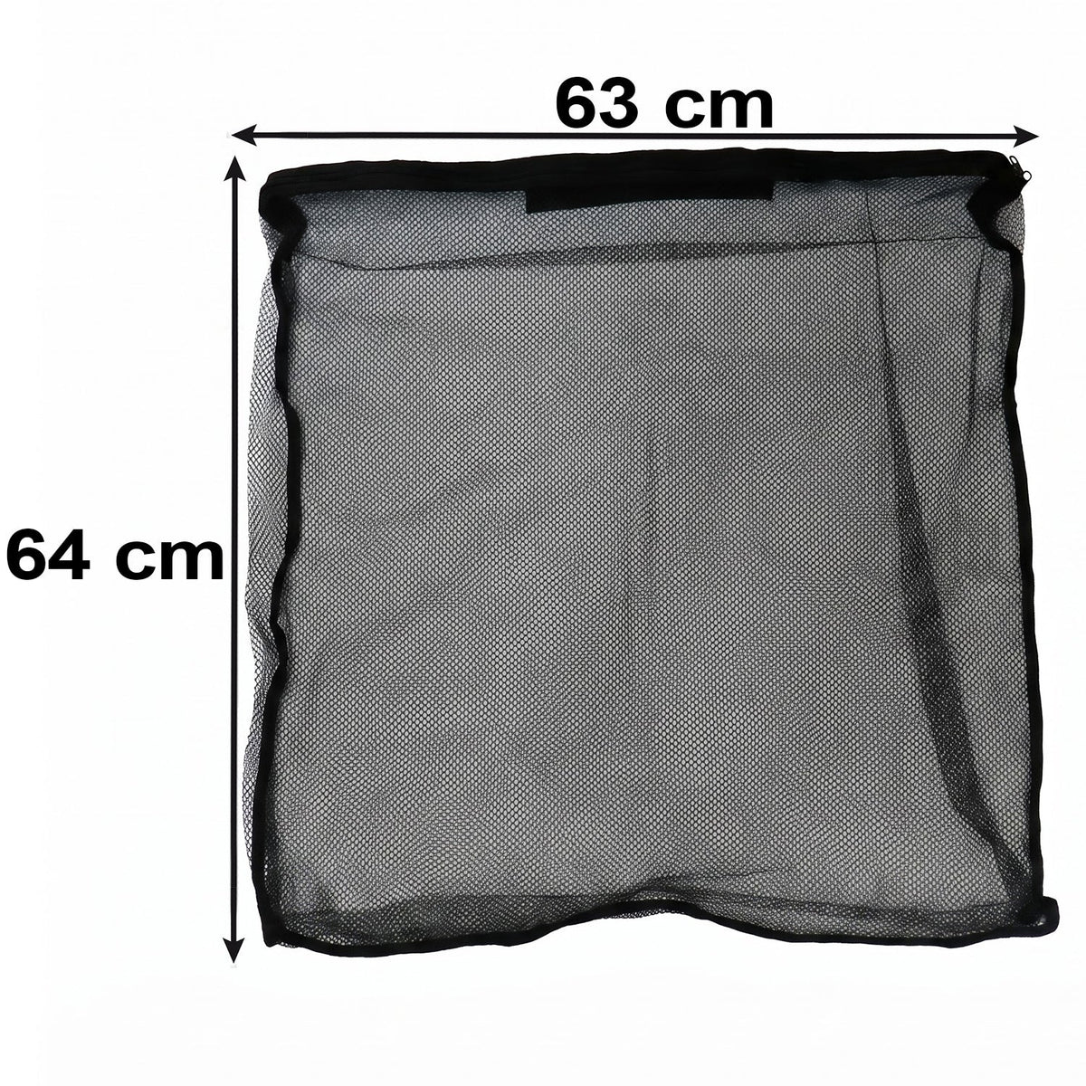 Mesh zipper storage bag dimensions