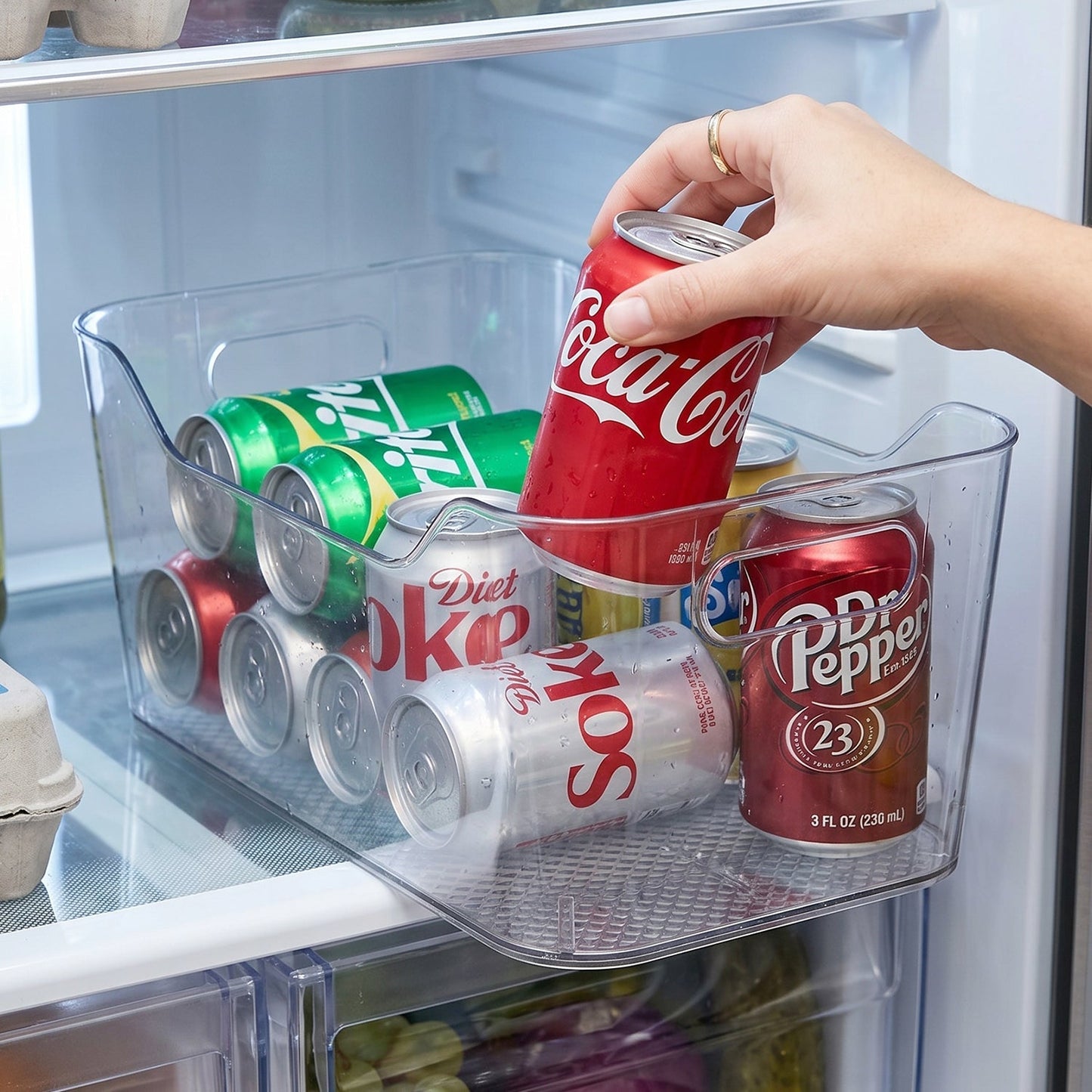 Storage box fridge use