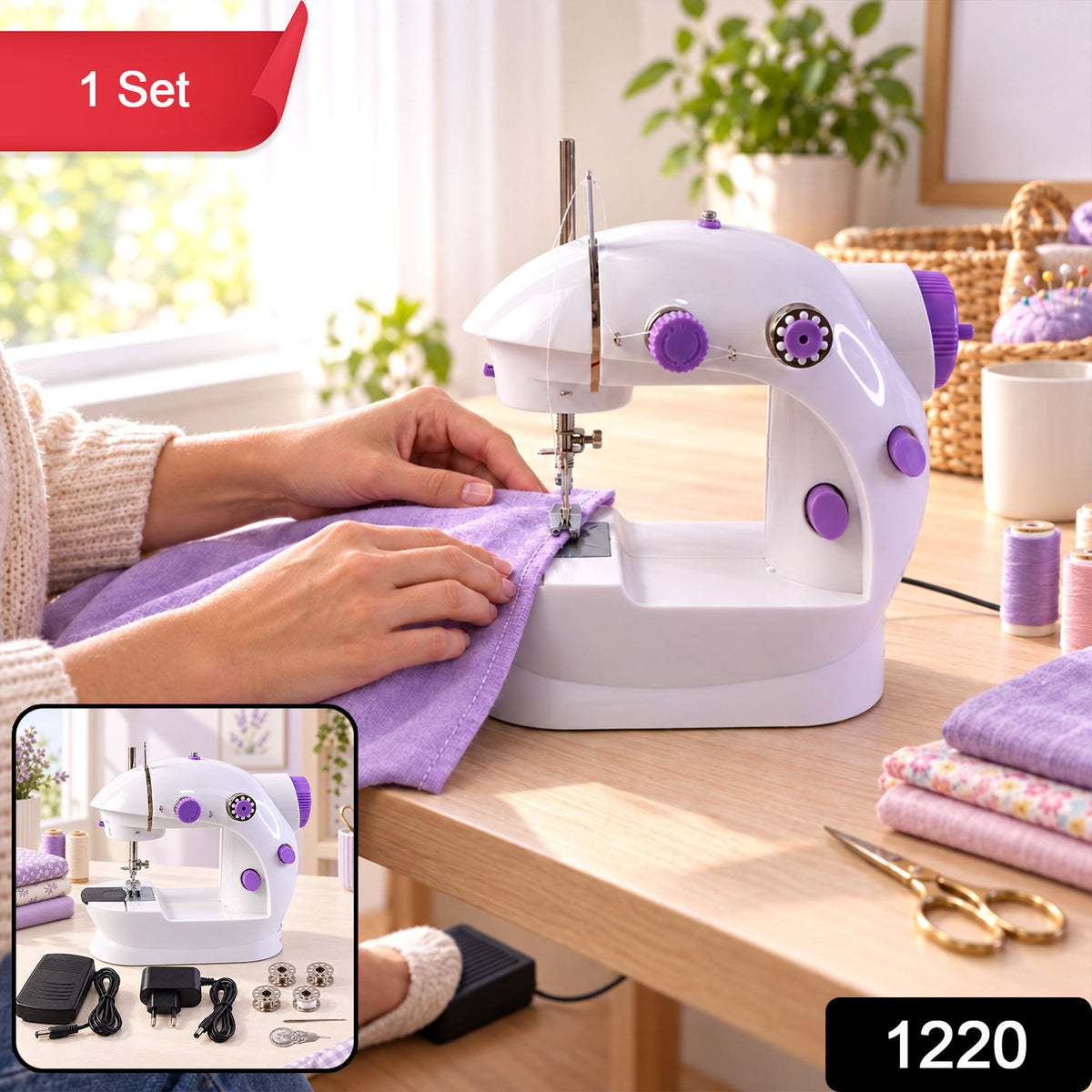 Portable Mini Hand Tailor Machine for Sewing Stitching