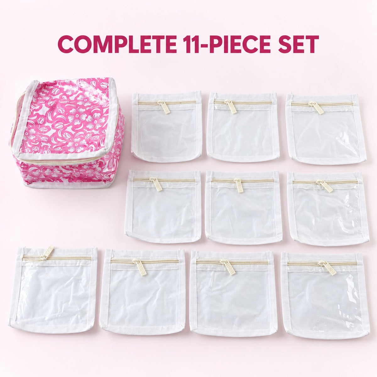 Organizer kit compartments view
