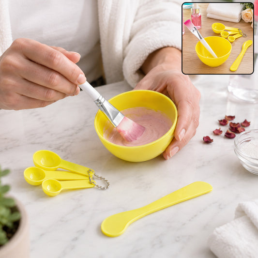 Facial Mask Bowl Set for Girls (6-Pcs)