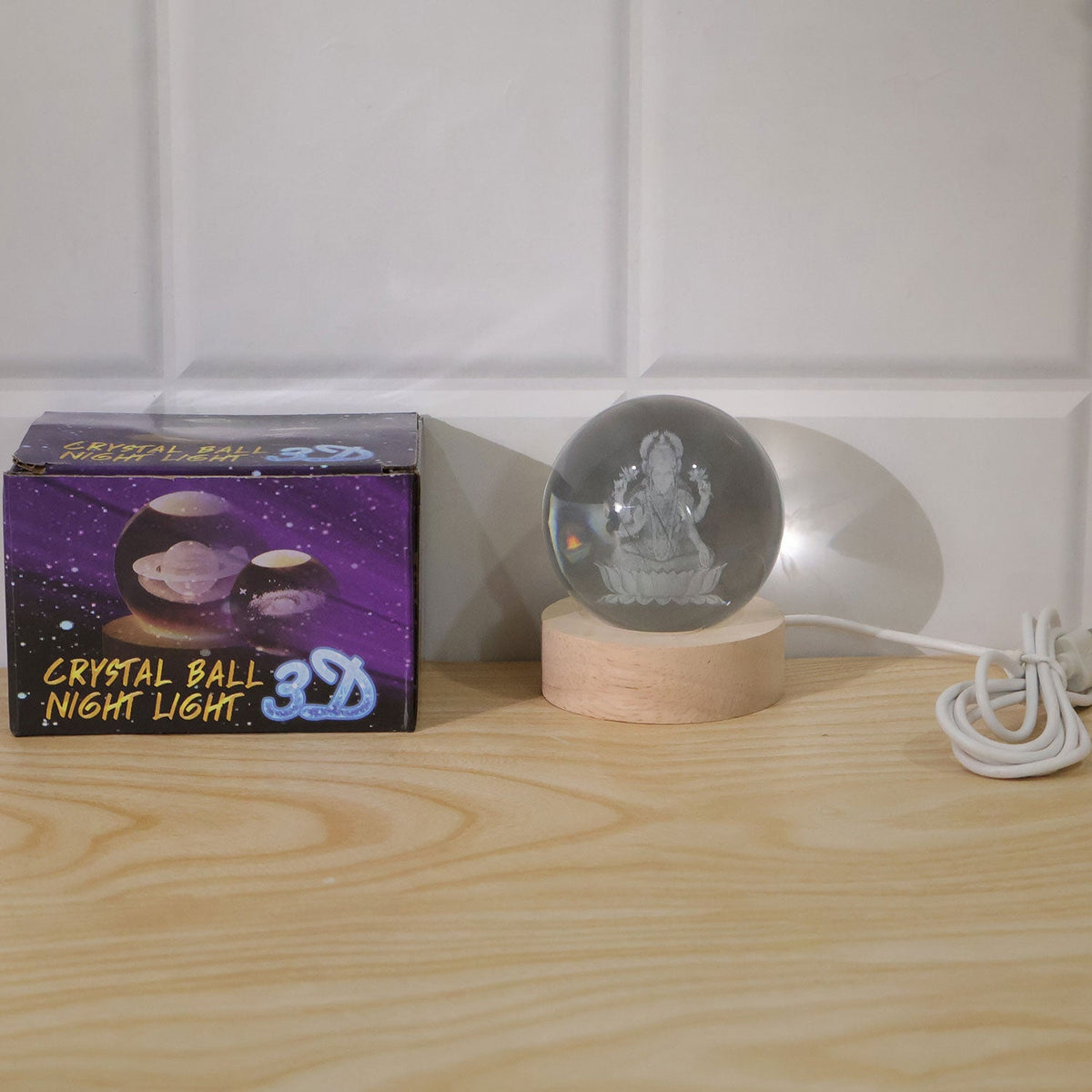 Actual Laxmi Ji lamp with color box packaging