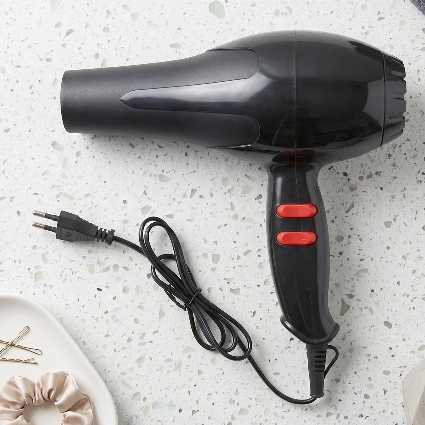 Travel hair dryer foldable