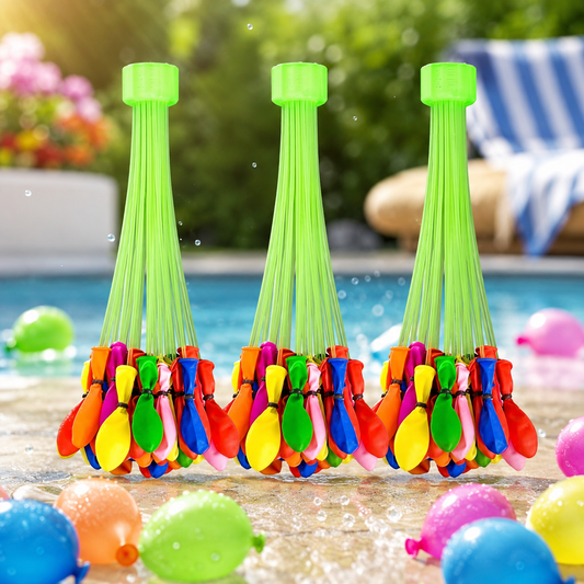 Holi Magic Water Balloons for Kids - 111 pcs (Multicolor)