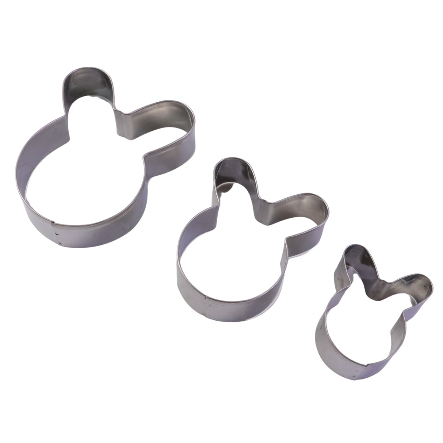 Stainless Steel House Shape Cookie Cutter Set (3 Pc Mix Design Set)
