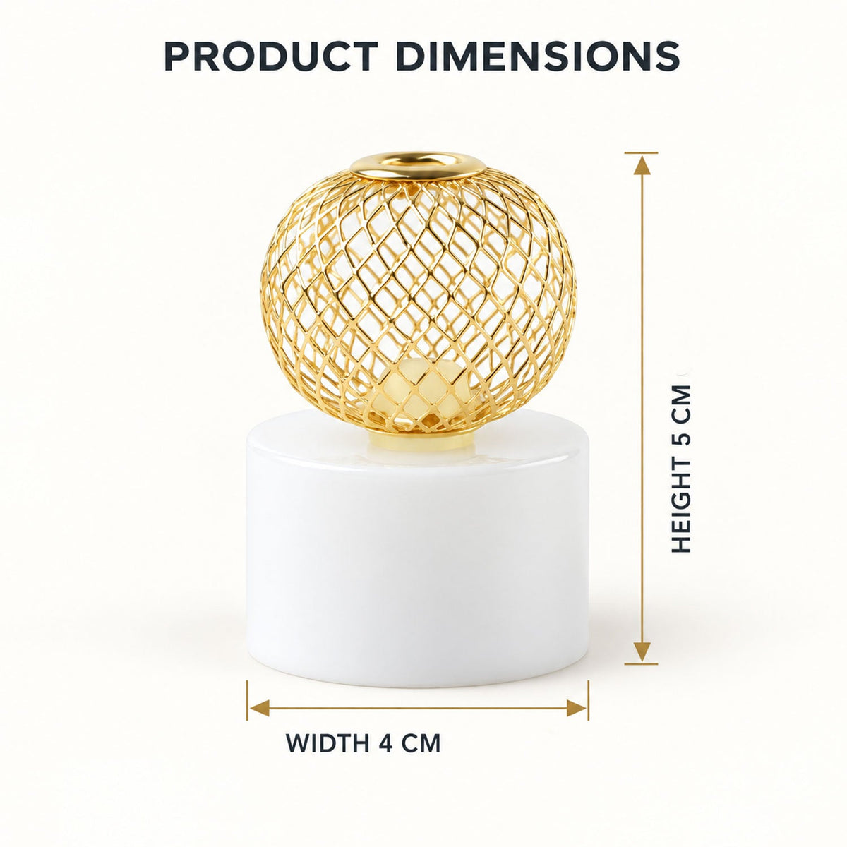 Ball shape decorative light dimensions