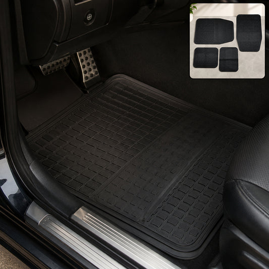 Premium Heavy Duty Car Floor Mat Set (4 Pc)