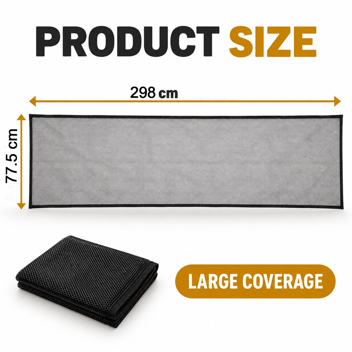Safety net size 298x77cm