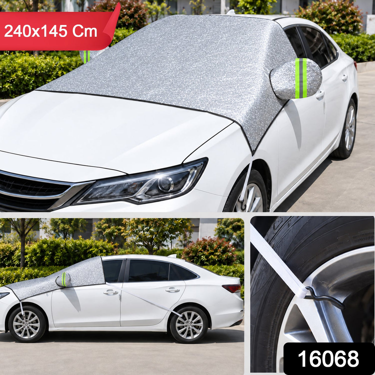 Windshield sun shade cover pack