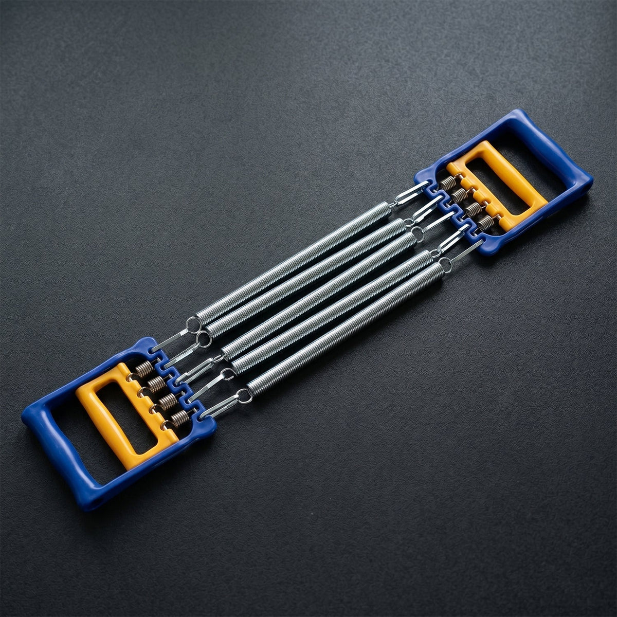 Portable adjustable resistance exerciser for upper body muscle building