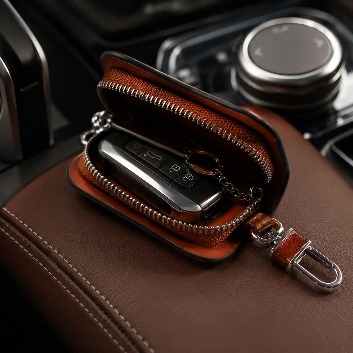 Smart remote holder zip clip