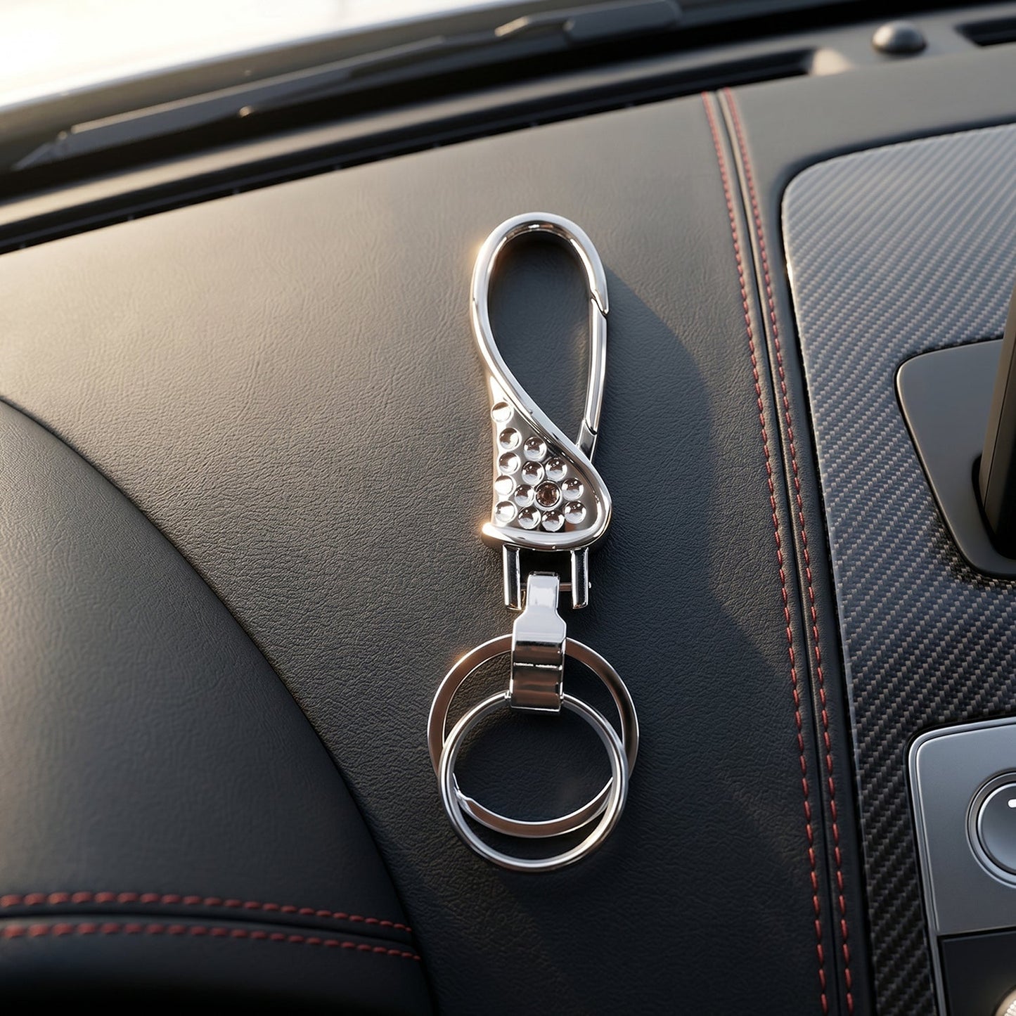 Key holder swivel hook use
