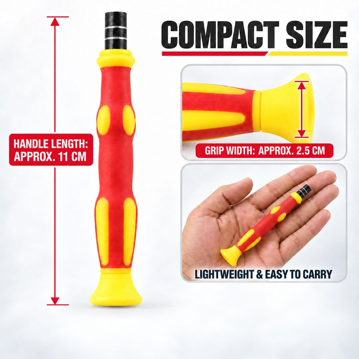 Precision screwdriver handle approximate 11 cm size