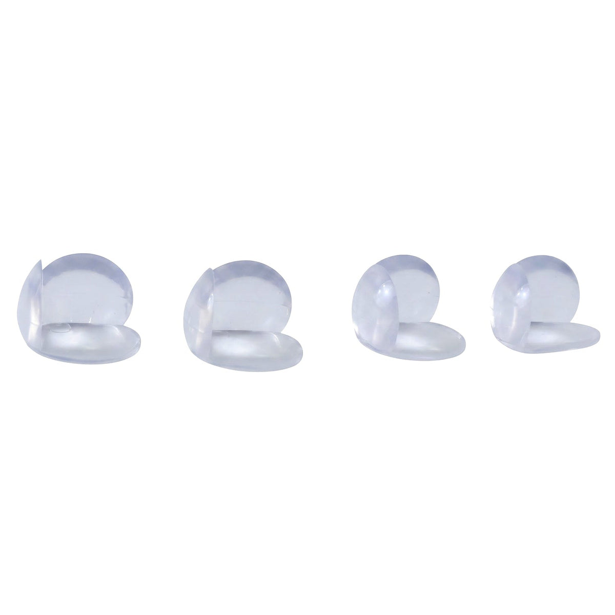 Table corner protectors on white background