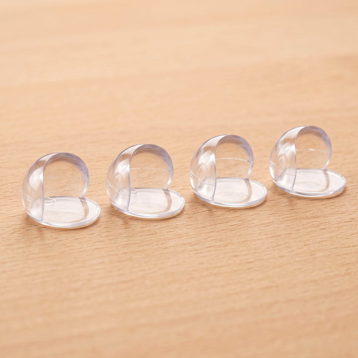 Rounded table corner protector set