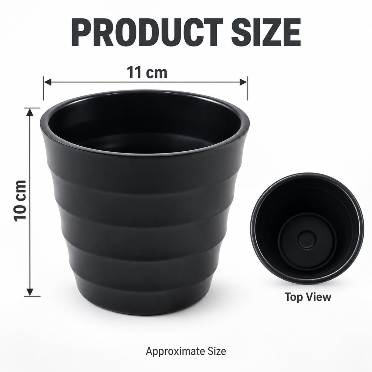 Decorative plastic flower pot product image 6