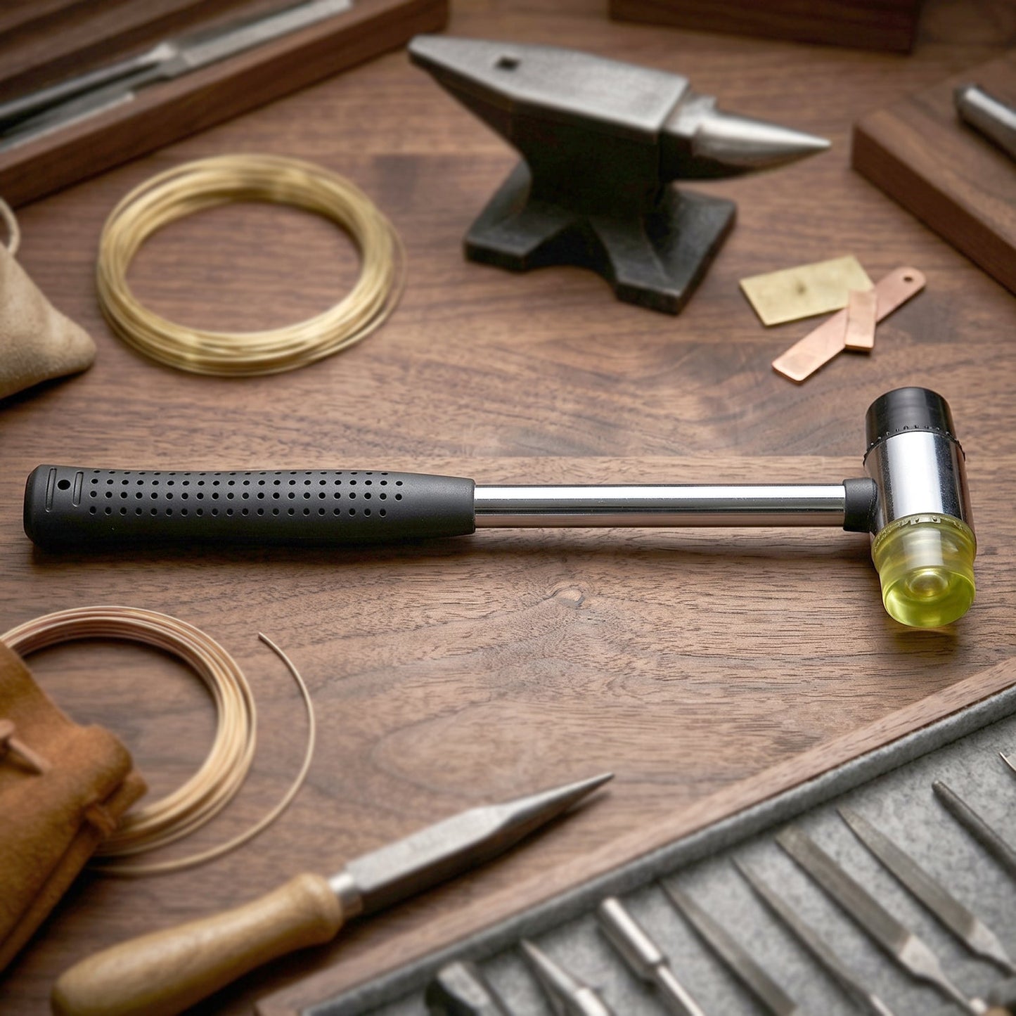 Mallet hammer non slip grip