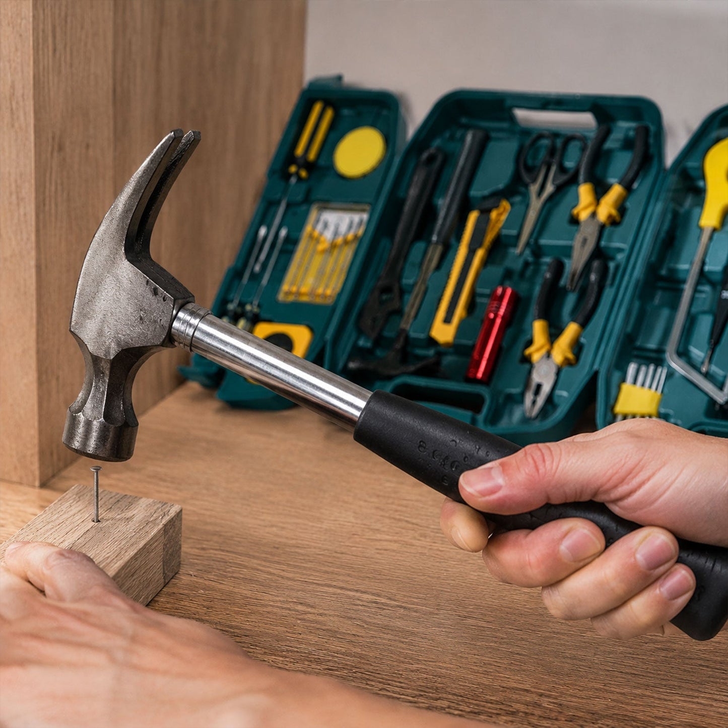 DeoDap Home Tool Kit Set laid out, ready for various home repair tasks.
