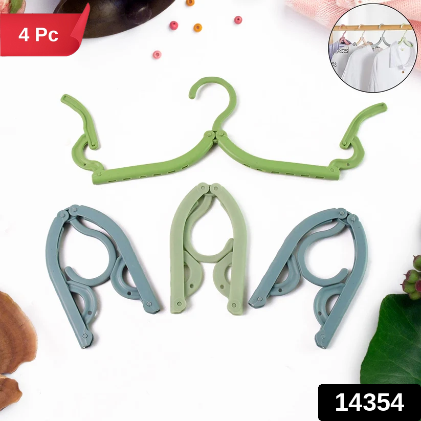 Travel Hangers, Portable Folding Clothes Hangers (4 Pc / Big)