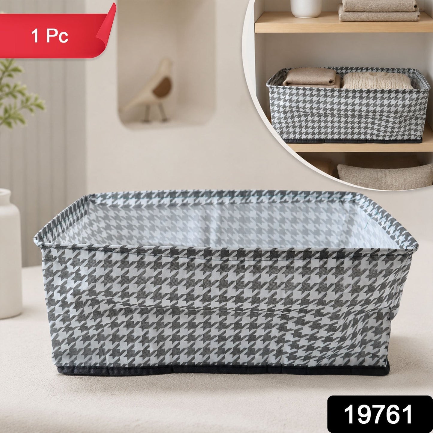 Fabric storage basket pack