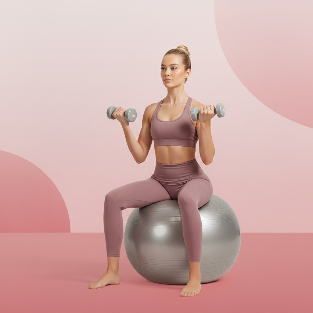 ðŸŽ ðŸŽ Heavy Duty Gym Ball Non-Slip Stability Ball with Foot Pump for Total Body Fitness (Copy)