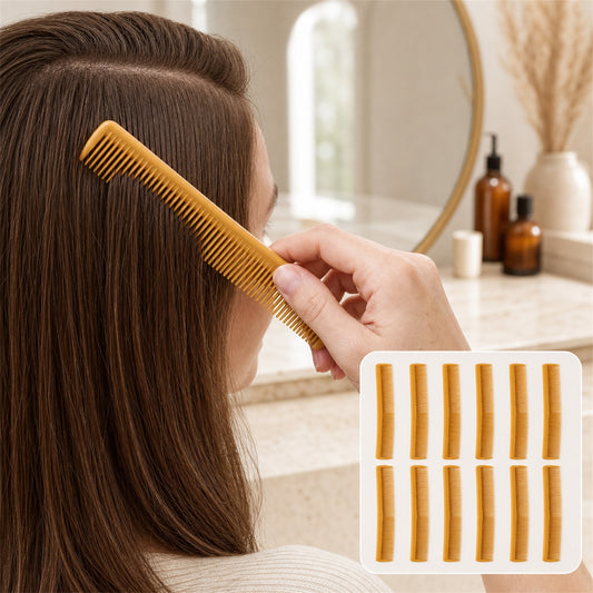 12 Pc Set, Premium Quality Plastic Hair Comb