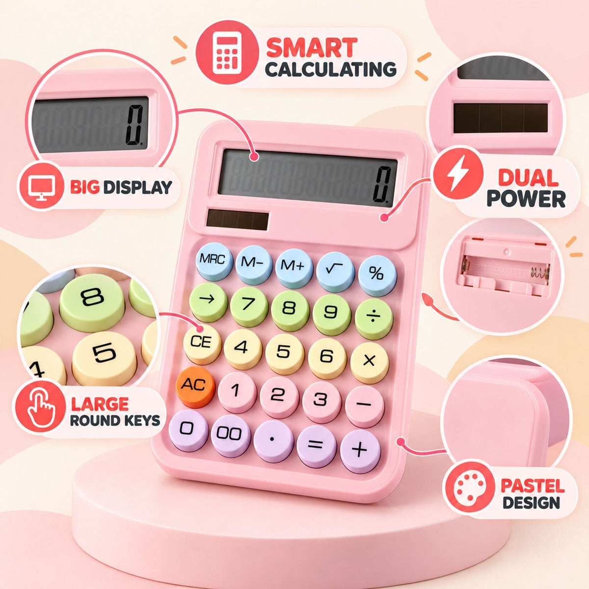 Round keys calculator office