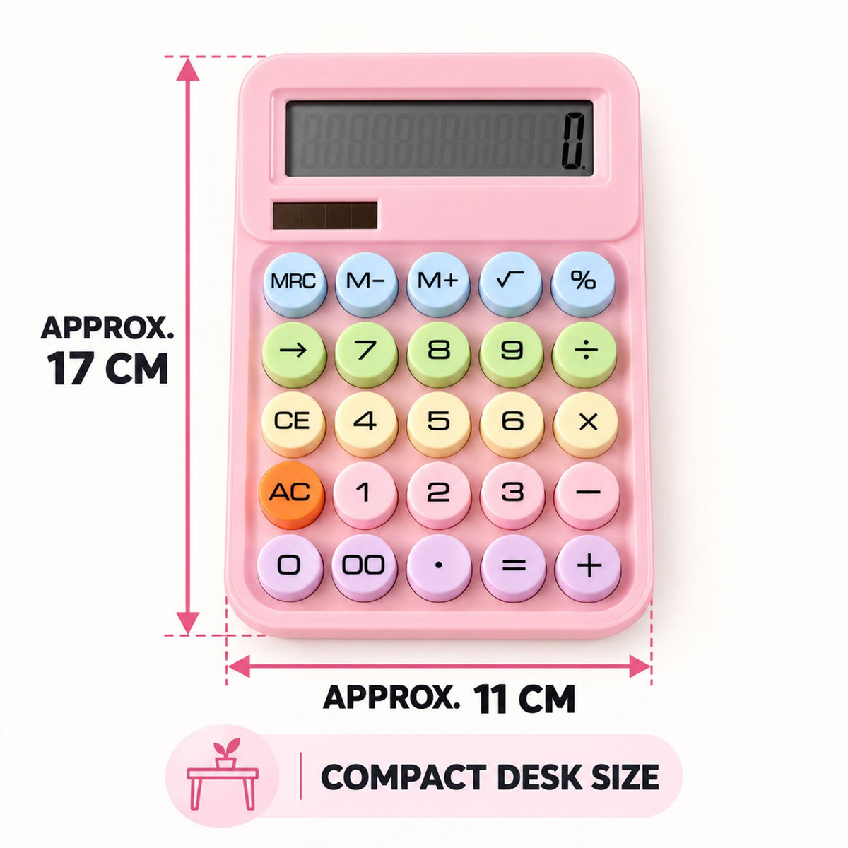 Calculator LCD display detail
