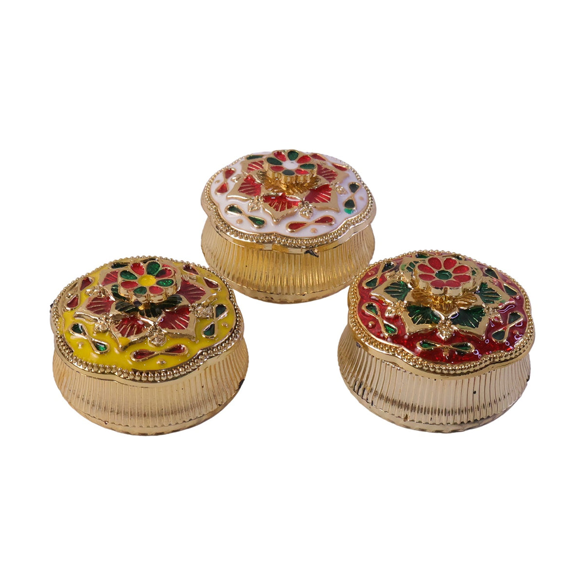 Decorative kankavati on white background