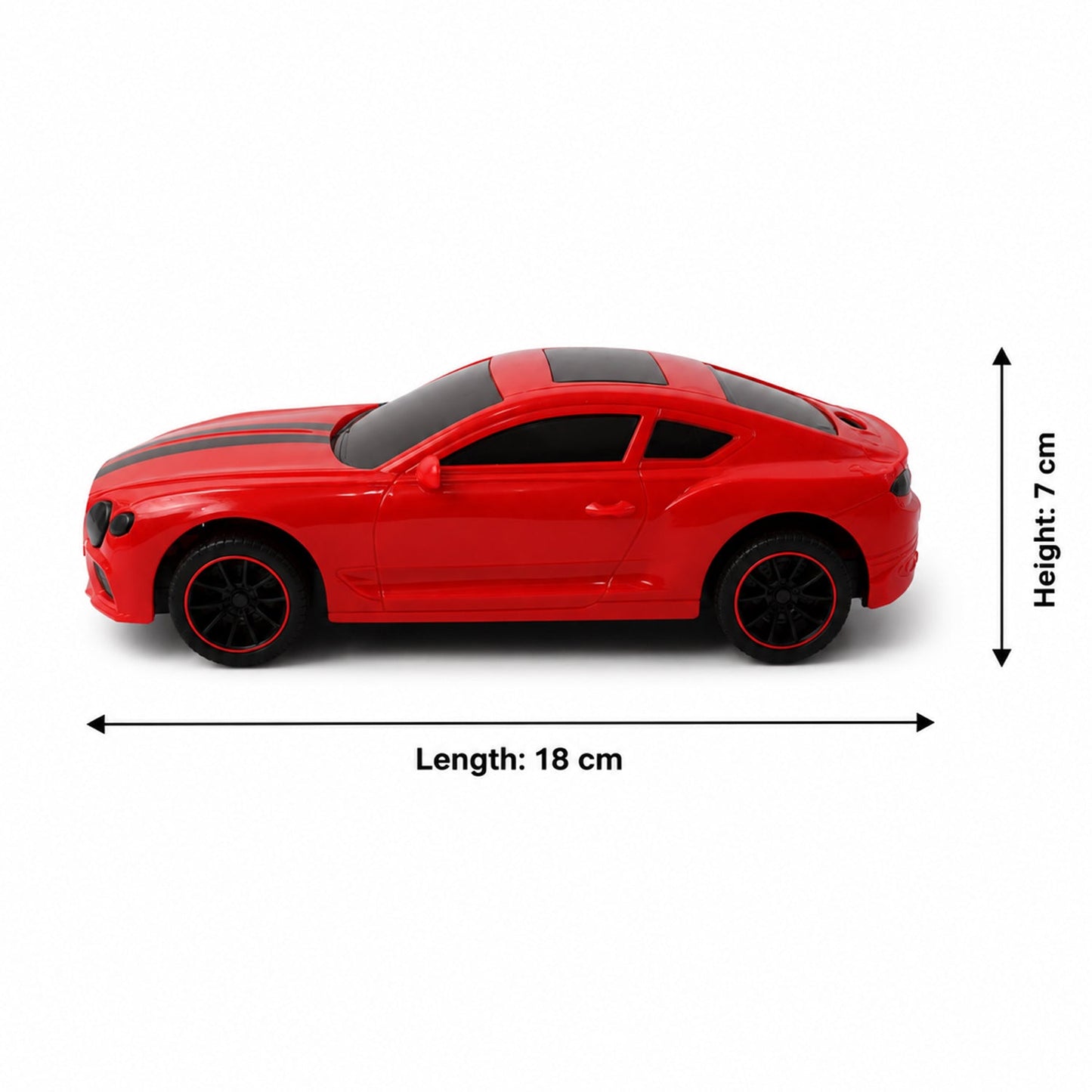 RC sports car size guide