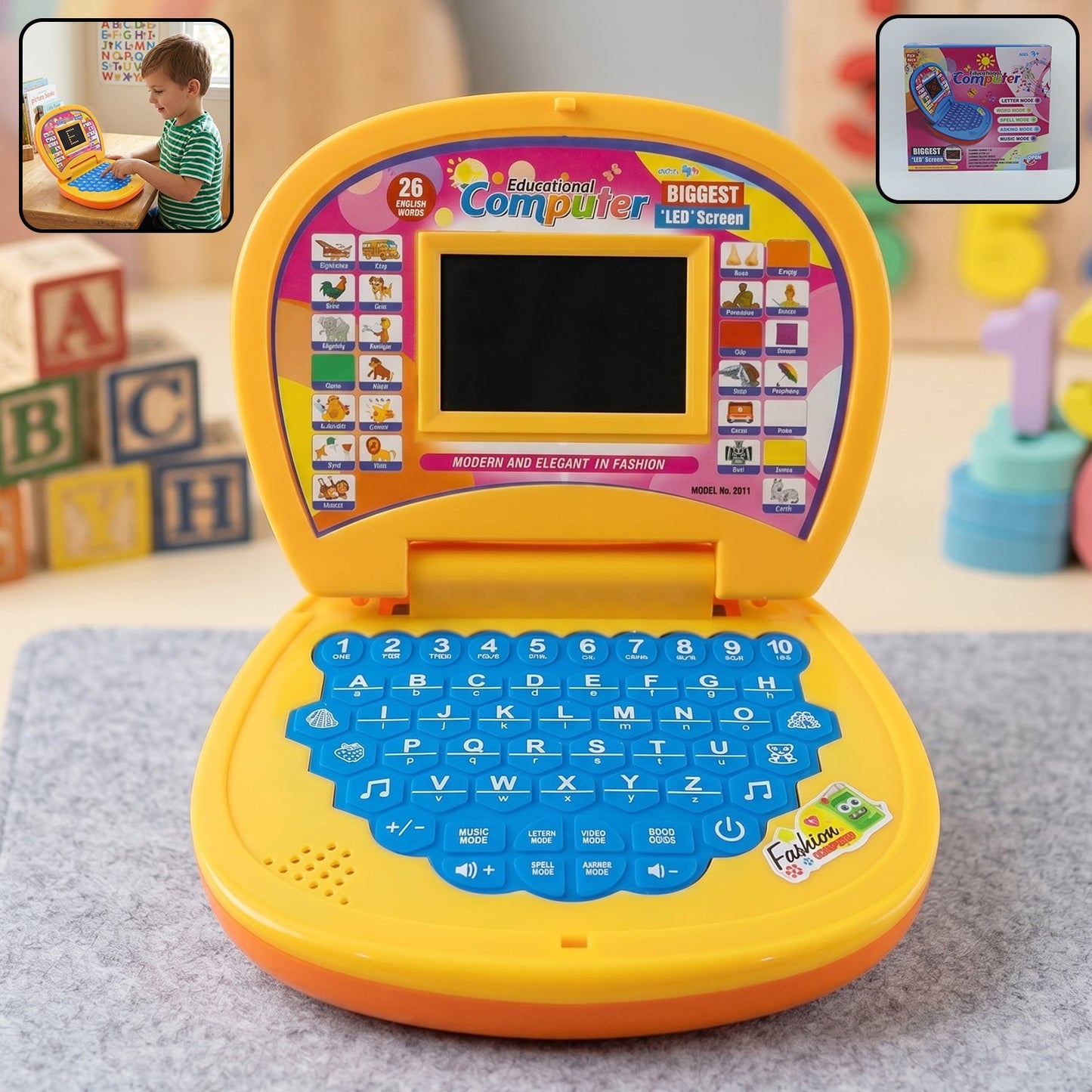 Kids educational laptop learning toy
