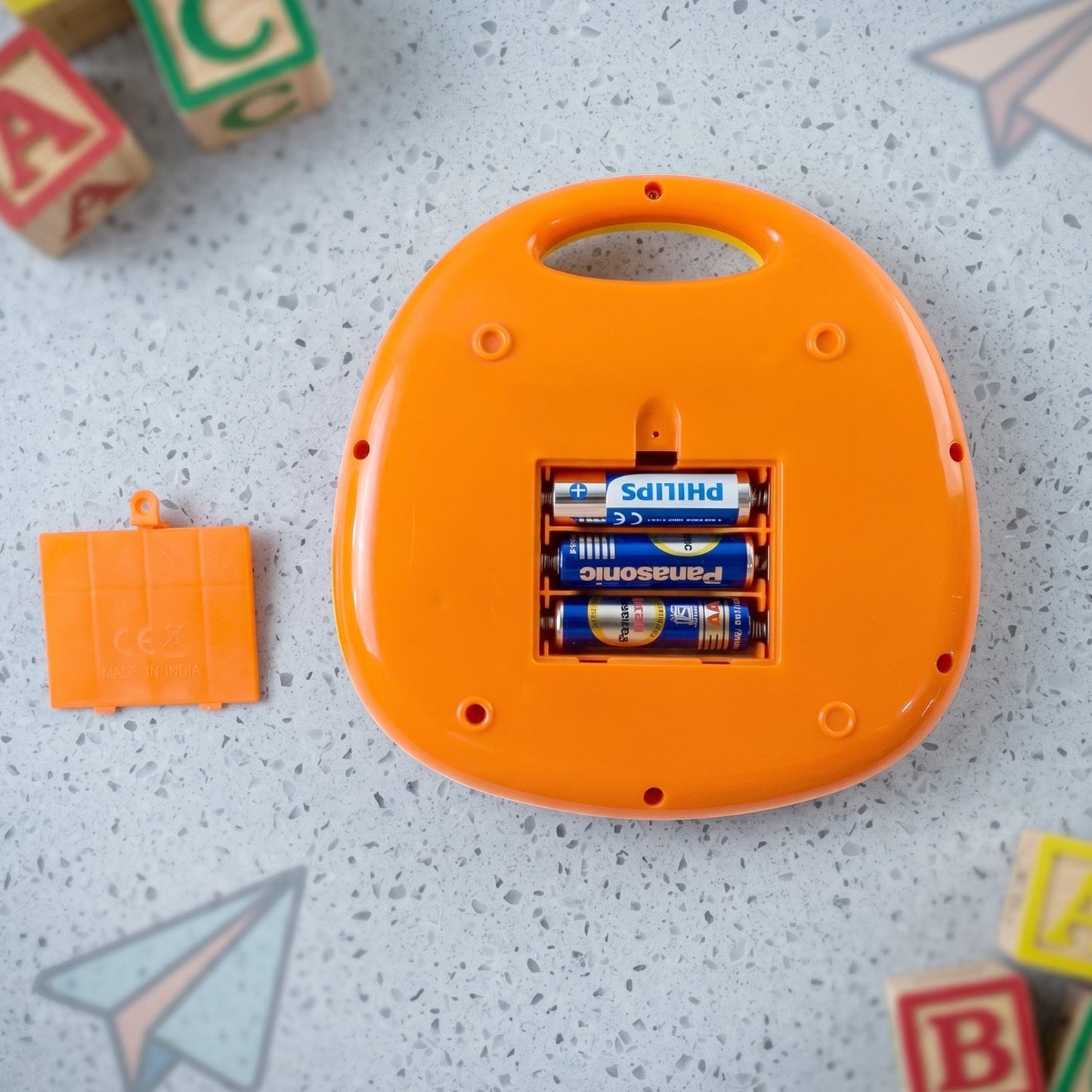 Details of laptop toy buttons