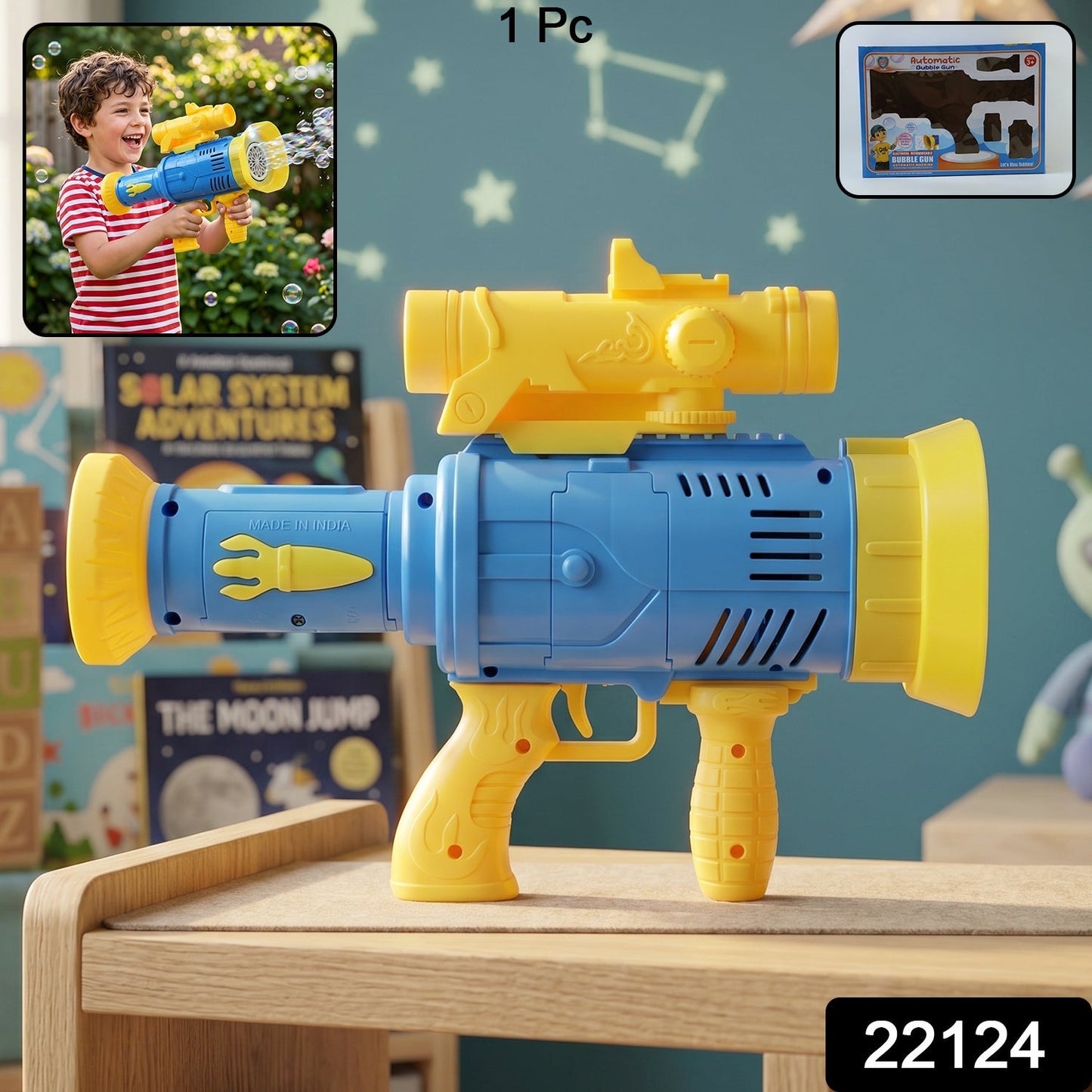 Bubble gun toy pack