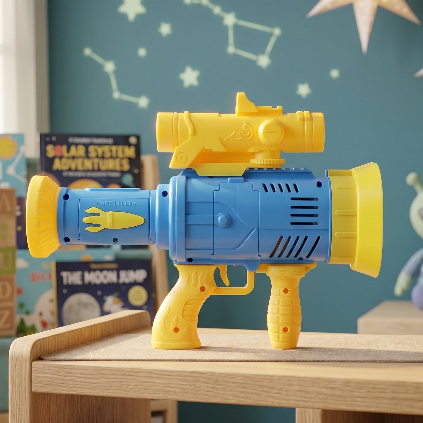 Electric bubble blower toy
