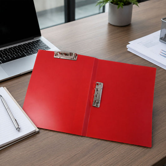 Plastic double clip file folder A4 office