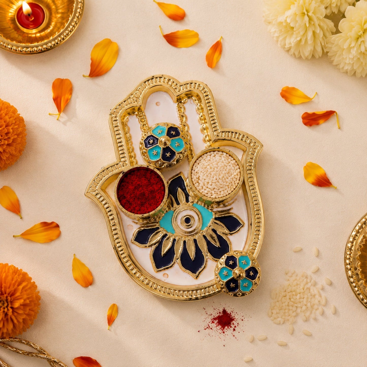 Kumkum holder puja tilak
