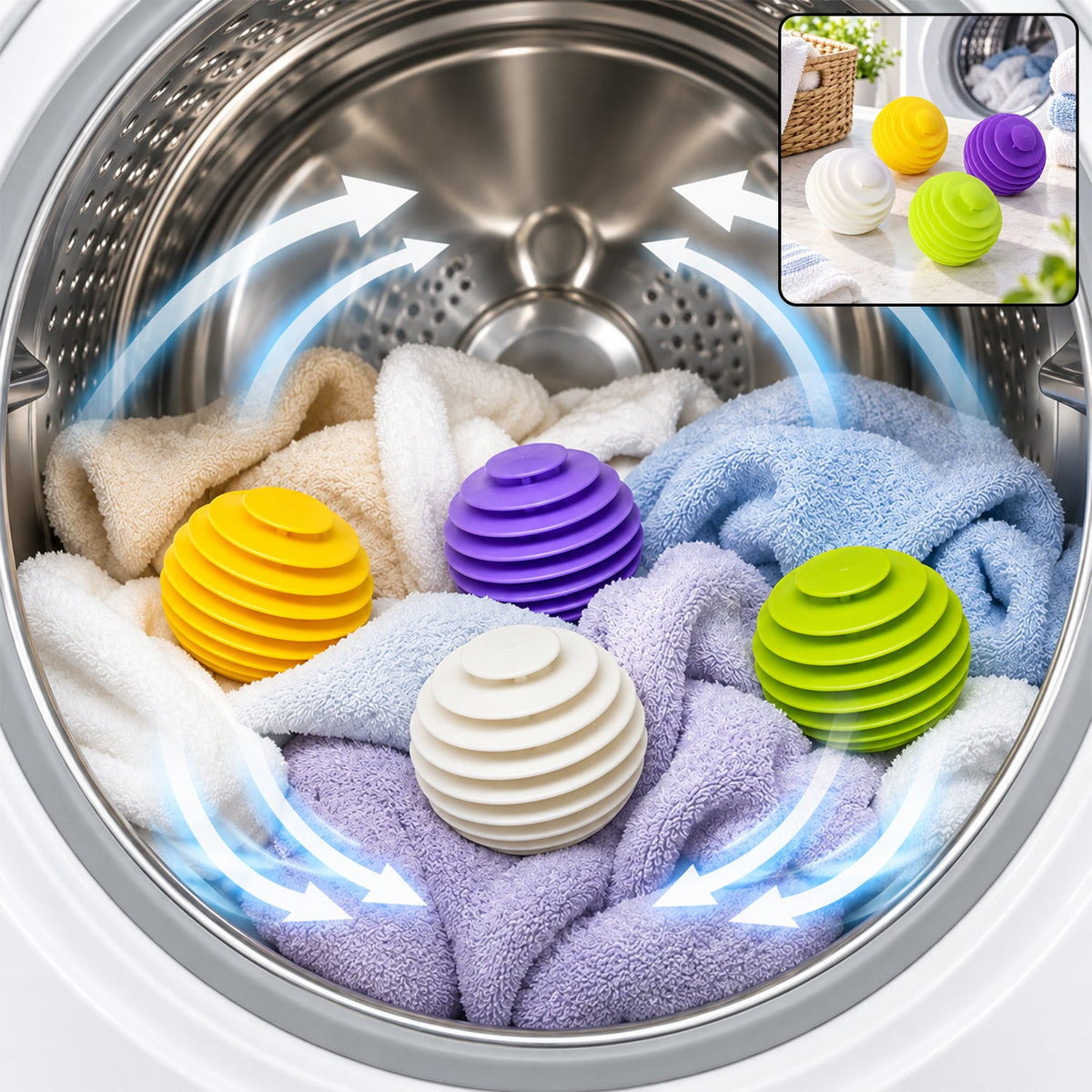 Plastic laundry washing ball product image 1
