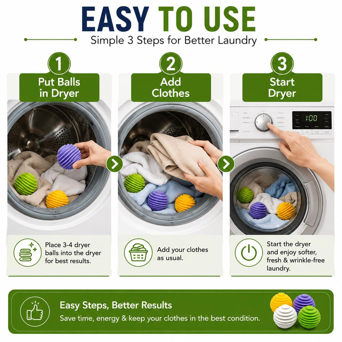 Plastic laundry washing ball product image 4